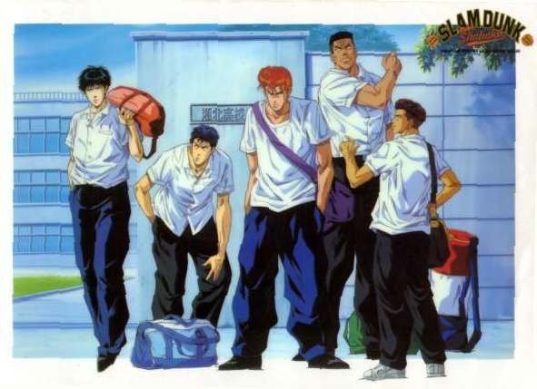 Otaku Gallery  / Anime e Manga / Slam Dunk / Personaggi / Shohoku / Gruppo / shohoku (25).jpg